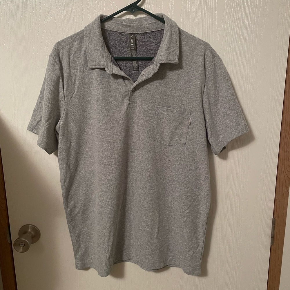 Vuori Gray Polo Shirt